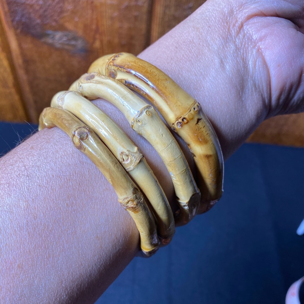 Fun bamboo bangles - Picture 3 of 3